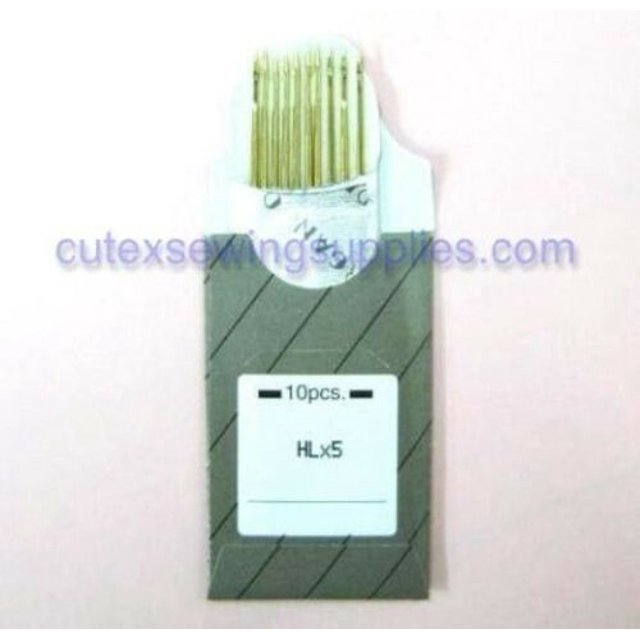 10 HLX5 Titanium Home Sewing Machine Quilting Needles