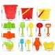 thumbnail image 3 of Juego De Herramientas De Playa De 14 Uds., Juguetes De Arena Para Niños, Herramientas De Playa De Agua Divertidas, Pala De Arena Y Cubo, Juego De Juguetes, Regalos Yuarrent OD016669-01, 3 of 6