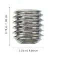 thumbnail image 3 of SHISUYAN 300pcs Stainless Steel Hex Allen Head Socket Set Screw Assortment Kit Socket Set, 3 of 8