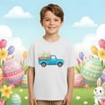 thumbnail image 4 of Byoo Printed Tee Shirt for Toddler Boy Easter Truck Graphic Short Sleeve T Shirt Soft Holiday Active Tee Shirt， 2-3 Years, 4 of 6