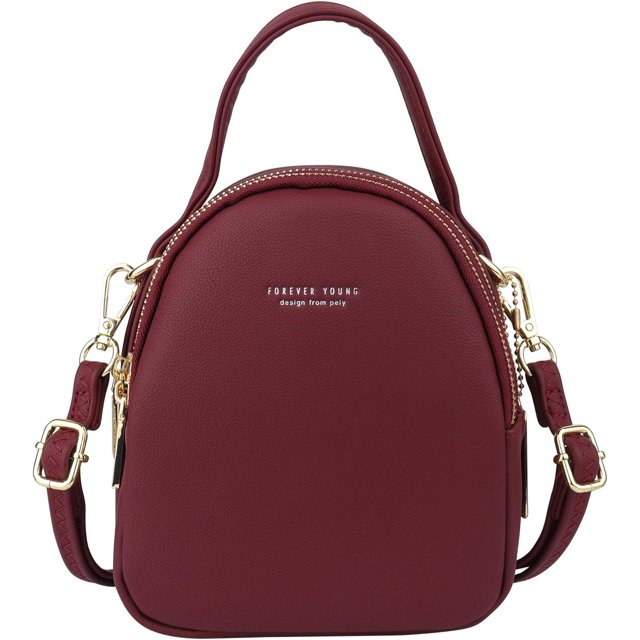 Mini mochila monedero para mujer Crossbody teléfono bolsa carteras bolsos embrague