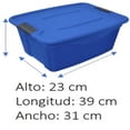 thumbnail image 4 of Caja Plastic Trends Miami Plástico 19 Litros con Tapa Azul, 4 of 4