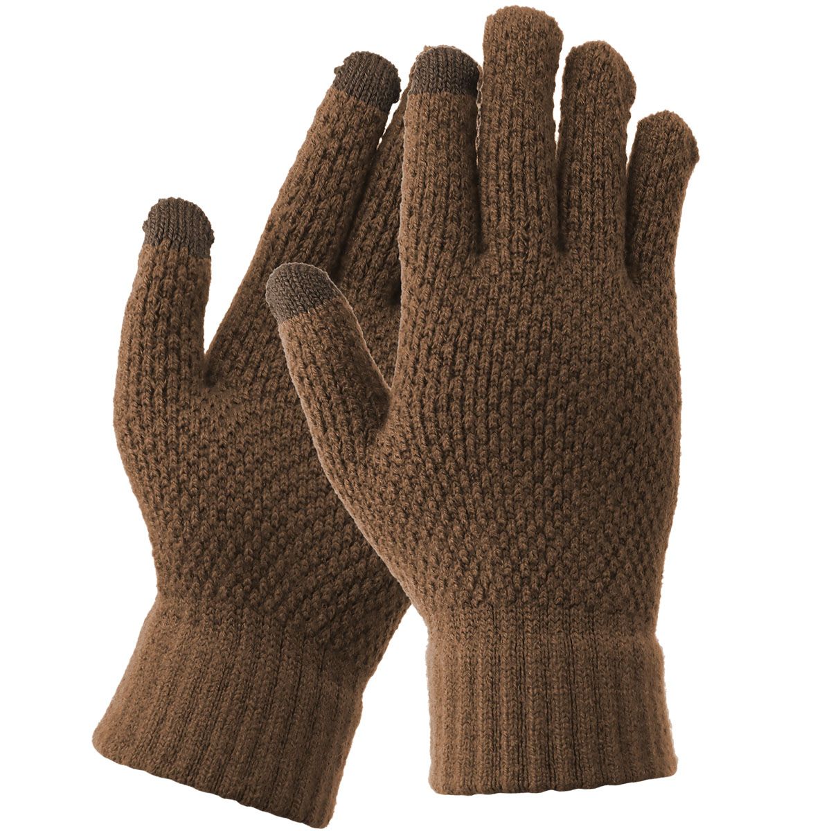 Wells Lamont Men's Brown Jersey Gloves 6 Pack Lightweight