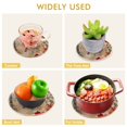 thumbnail image 5 of Bird Tower Flowers Trivet Mats Pot Holders Cotton Woven Non-Slip Heat Resistant for Hot Pots Pans Pats for Cooking Baking Set of 2, 5 of 7