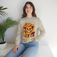 thumbnail image 5 of Playful Lion Cub Fall (Unisex) Heavy Blend™ Crewneck Sweatshirt, 5 of 5