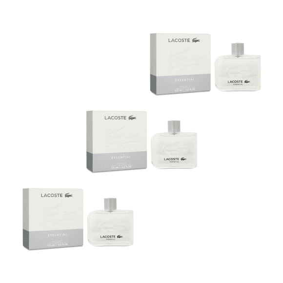 Paquete 3X2 Lacoste Essential 125 ML EDT Spray