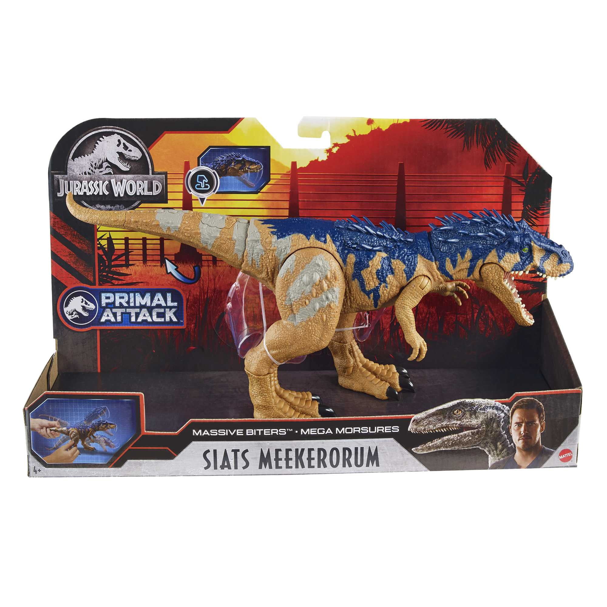 Jurassic World Massive Biters Siats Meekerorum Larger-Sized Dinosaur Action Figure