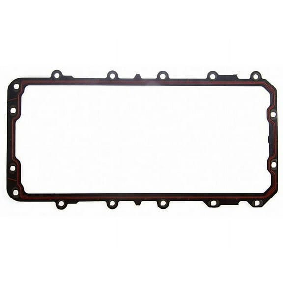 Oil Pan Gasket Set - Compatible with 1999 - 2016 Ford E-350 Super Duty 5.4L V8 2000 2001 2002 2003 2004 2005 2006 2007 2008 2009 2010 2011 2012 2013 2014 2015