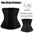 thumbnail image 3 of Women's Latex Sport Girdle Waist Training Corset Shapewear Firm Abdomen Control Wedding Body Shaper Black Plus Size, 3 of 6