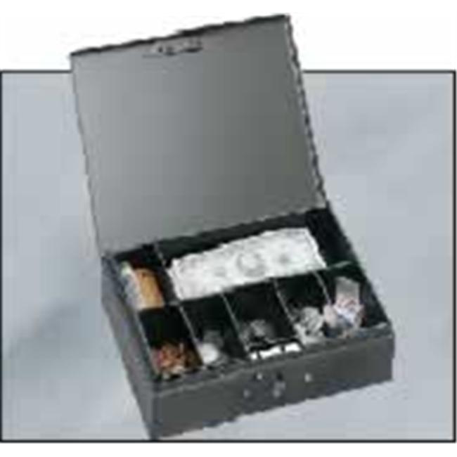 Cash Box 10.25 X 2.25 X 7.25 with Tray & Lock