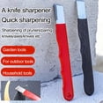 thumbnail image 3 of Hyasfey Outdoor Portable Scissor Knife Sharpener with Non-Slip Handle Ergonomic Compact Size Portable Garden Tool Sharpener Stone, 3 of 8
