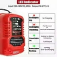 thumbnail image 4 of 100-240V Li-ion Battery Mini Compact Charger Compatible for Craftsman 20V Li-ion Battery CMCB206 CMCB205 CMCB204 CMCB202 CMCB201, 4 of 6