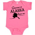 thumbnail image 3 of Inktastic Someone in Alaska Loves Me Boys or Girls Baby Bodysuit, 3 of 5