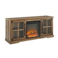 thumbnail image 4 of River Street Designs Reclaimed Barnwood Fireplace TV Stand, 4 of 9