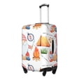 thumbnail image 1 of Fotbe Gnome Camping Funda Protectora para Equipaje, Antirrayones y Resistente a la Suciedad, Compatible con Maletas de 18 a 32 Pulgadas-Small, 1 of 7