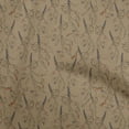 thumbnail image 1 of oneOone Tissu Brun en Polyester Spandex, Matière Florale et pour Robe, Tissu Imprimé, Tissu au Mètre, 56 Pouces de Large, 1 of 4