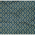 thumbnail image 4 of oneOone Organic Cotton Poplin Twill Fabric Geometric Ikat Print Fabric By The Yard 42 Inch Wide, 4 of 4
