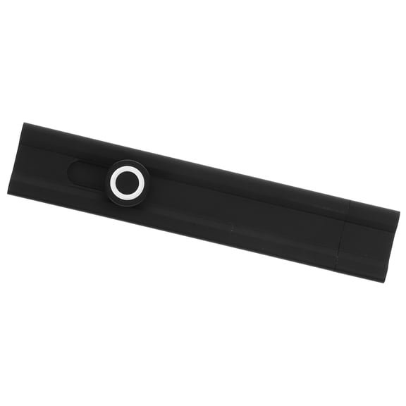 HEANUJJ Black Adhesive Slide Bolt No Drill Door Latch Lock with Reinforced Anti Theft Bolt