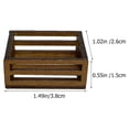 thumbnail image 2 of 3 Pcs Mini Panier de Rangement Maison Modèle Miniature Panier en Bois Mini Panier de Rangement, 2 of 8