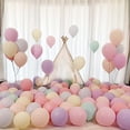 thumbnail image 2 of Globos de látex para adultos, decoración de fiesta de cumpleaños, boda, aniversario, Baby Shower, rosa, blanco, azul, Macaron, 5, 12 pulgadas, 2 of 7