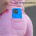 thumbnail image 3 of Dteck for iPhone 16 Pro Max Case with Hidden Stand, Military Grade Drop Protection EVA Shockproof Protective Phone Case for iPhone 16 Pro Max,Blue, 3 of 7