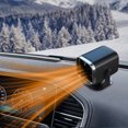 thumbnail image 3 of Oliegs Heated Blanket 2 In 1 Portable Heater With 360° Rotation Windshield Heater 150w Heater For Vehicle Heating/ Switchable Plugs Into For Chocolate, 3 of 4