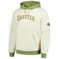 thumbnail image 2 of Men's New Era Cream/Green Seattle Mariners Color Pop Pullover Hoodie, 2 of 3