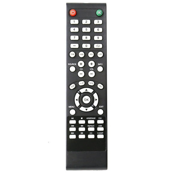 Replaced Remote Fit for Element TV ELCFT262 ELCFW326 ELCFW328 ELCFW329 ELDFC551J ELDFQ501J ELDFT395J ELDFT404 ELDFT465J