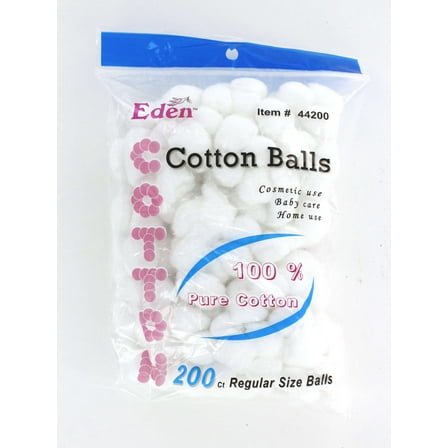 Eden 200ct Cotton Balls 44200