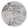 thumbnail image 3 of Rugs.Com Leipzig Collection Round Rug ‚Äì 3 Ft Round Grey Low-Pile Rug Perfect For Kitchens, Dining Rooms, 3 of 7
