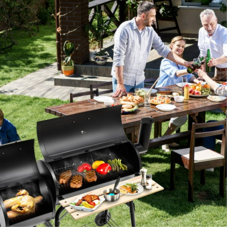 Durable Steel BBQ Grill with Even Heat Distribution and Durable Steel BBQ Grill with Even Heat Distribution and