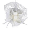 thumbnail image 4 of TODOZO Fascinators Tea Party Hat for Women - Kentucky Church Derby Hats Flower Mesh Feather Headband for Ladies Girls Hats for Women Fascinators Womens Pillbox Flower Hat for Tea Wedding Church B, 4 of 7