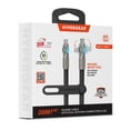thumbnail image 2 of Cable Datos HYPERGEAR USB-C a USB-C 100W giratorio 180 grados Negro Universal, 2 of 6