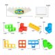 thumbnail image 2 of Bloques de construcción de Tetris para niños, apilamiento, música, equilibrio, montaje, apilamiento alto, 2 of 7