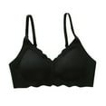 thumbnail image 2 of Wireless Bras for Women Seamless Bralettes Everyday Tshirt Bras V Neck Wirefree Bra Adjustable Strap Sleeping Bra, 2 of 6