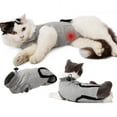 thumbnail image 6 of Machine Washable Surgical Suit for Abdominal Wound Care Stops Licking Ensures Comfort and Easy Movement, 6 of 9