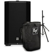 Electro-Voice EVERSE 12 Weatherized Battery-Powered Loudspeaker With Cover and Speaker Stand