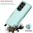 thumbnail image 4 of For Samsung Galaxy S25 Ultra Case, Shockproof Heavy Duty Rugged Phone Case for Samsung Galaxy S25 Ultra, Tekcoo Military Grade Protection Dual Layer Sturdy Durable Cover Cute Bumper - Mint, 4 of 10