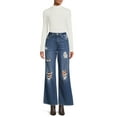 thumbnail image 2 of Indigo Rein Junior's High Rise Skater Jeans, 2 of 6
