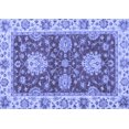 thumbnail image 1 of Ahgly Company Machine Washable Indoor Rectangle Oriental Blue Traditional Area Rugs, 5' x 8', 1 of 4
