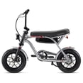 thumbnail image 3 of Schwinn Hurricane Compact Electric Bike, 30 Mile Range, 400W Peak Motor, Mechanical Disc Brakes, Ages 13+, 14" Wheels, Silver, 3 of 9