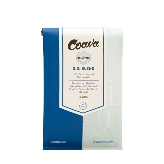 S.O. Blend - Roasted by Coava Coffee Roasters - Whole Bean Coffee - 12 Ounce Bag