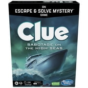 Clue Board Game Sabotage on the High Seas, Clue Escape Room Game, Cooperative Family Game