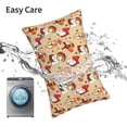 thumbnail image 6 of Salouo Guinea Pigs And Mushrooms Pattern Pillow Cases,1PC Pillow Covers with Envelope Closure Decorative Pillow Case for Bed Couch,Pillows Not Included-16"x24", 6 of 6