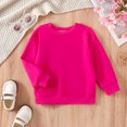 thumbnail image 2 of Vedolay Girls Plus Size Tops Girls Fall Graphic Print Long Sleeve Hoodie Sweatshirt Pullover Top,Hot Pink 12-18 Months, 2 of 5