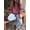 Maroon and Pink, variant on Women's Autumn/Winter New Knit Top,  Striped Short Sleeve Crew Neck Pullover, Casual Style Fall