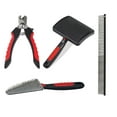 thumbnail image 6 of Basic Tool Kit Professional Dog Groomers 4 Piece Set Brush Comb & Nail Clippers, 6 of 7