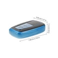 thumbnail image 2 of HEALEEP 1Set Durable Tpu Blue Protective Car key Case For Car Owners With Compatibility Assurance 2.75X1.57X0.59In, 2 of 8