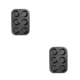 thumbnail image 2 of Bandeja para hornear magdalenas Yuarrent 6/12 tazas molde de acero antiadherente negro 2piezas, 2 of 6