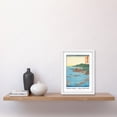 thumbnail image 2 of Goshiki Beach Awaji Province Utagawa Hiroshige Japanese Woodblock Classic Collection Artwork Framed Wall Art Print A4, 2 of 4